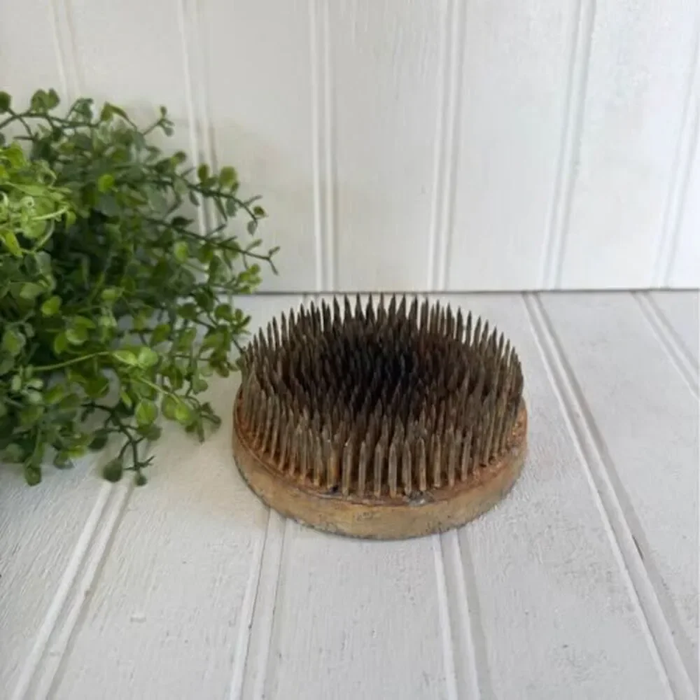 Vintage Metal Flower Frog